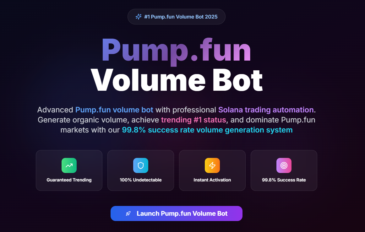 Meet the Solana Volume Bot